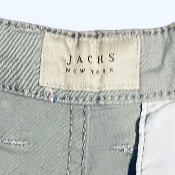 Jachs Mens Sz 34 Stone Gray Bleeker Fit All Over Fishing Lure Twill Chino Shorts - Picture 5 of 5